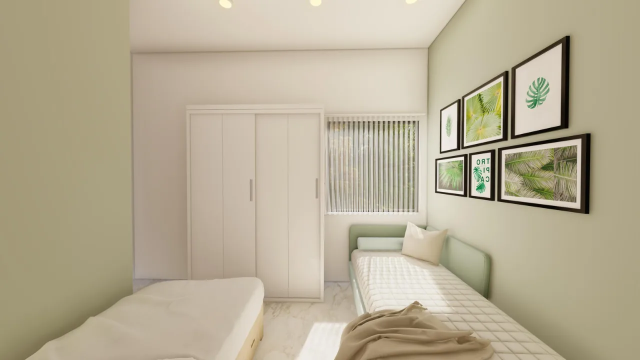 Comfortable shared bedroom at Bharosa Care Centre