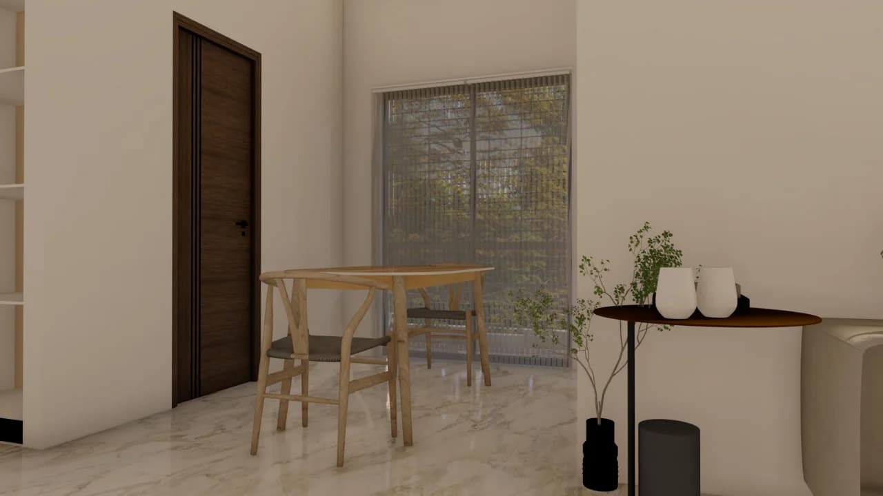 Private dining and meeting area at Bharosa Care Centre