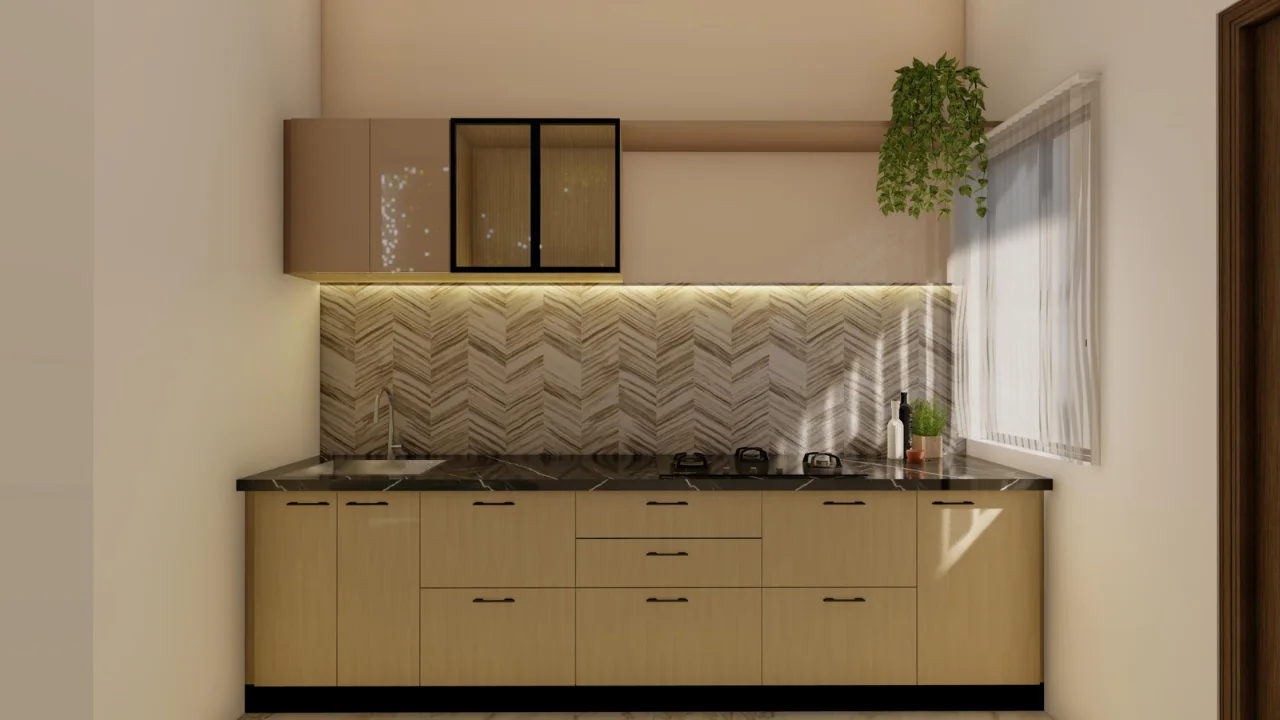 Modern kitchen facility at Bharosa Care Centre