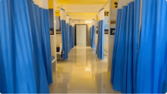 Ward area at Bharosa Care Centre